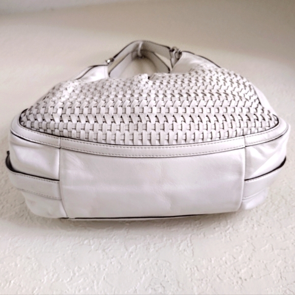 COACH Maggie Madison Woven Leather Shoulder HoboBag  23385 - Picture 7 of 16